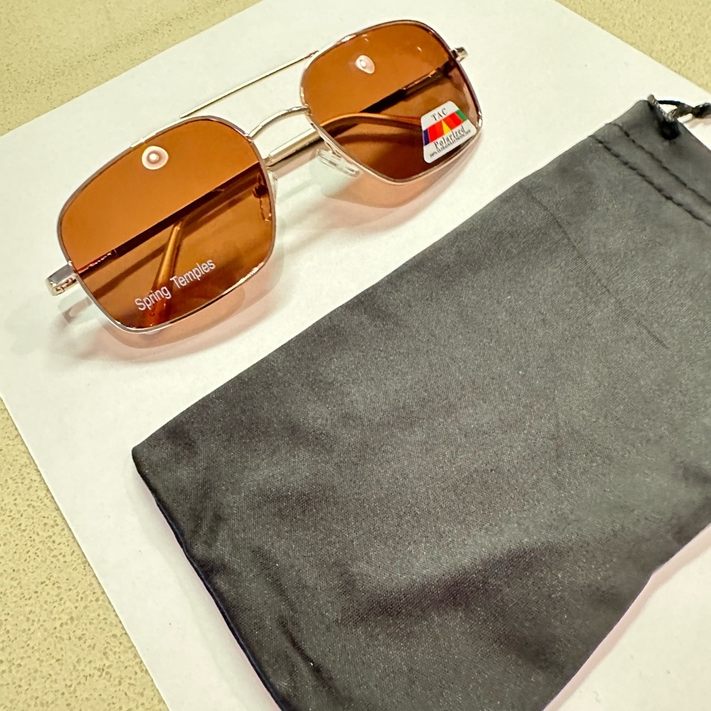 Burn Notice Shades Oliver peoples Victory 55 Michael Weston 523 Cognac Gold New - Picture 7 of 17